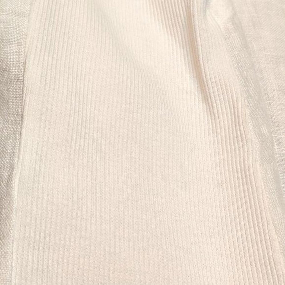 Lina Tomei Women's White Linen Tank Top - Picture 9 of 9